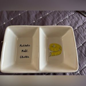 Rae Dunn double dish